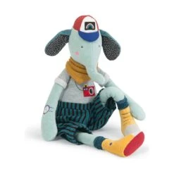 Peluche éléphant Pablo - Les Broc & Roll's - Moulin Roty -Moulin Roty moulin roty peluche elephant pablo les broc roll s 2