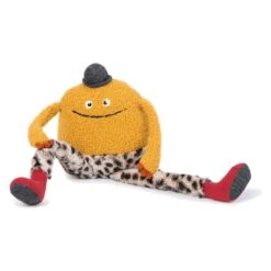 Peluche Jaune Mouni - Les Schmouks - Moulin Roty -Moulin Roty moulin roty peluche jaune mouni les schmouks 1