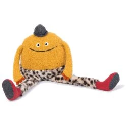 Peluche Jaune Mouni - Les Schmouks - Moulin Roty -Moulin Roty moulin roty peluche jaune mouni les schmouks 3