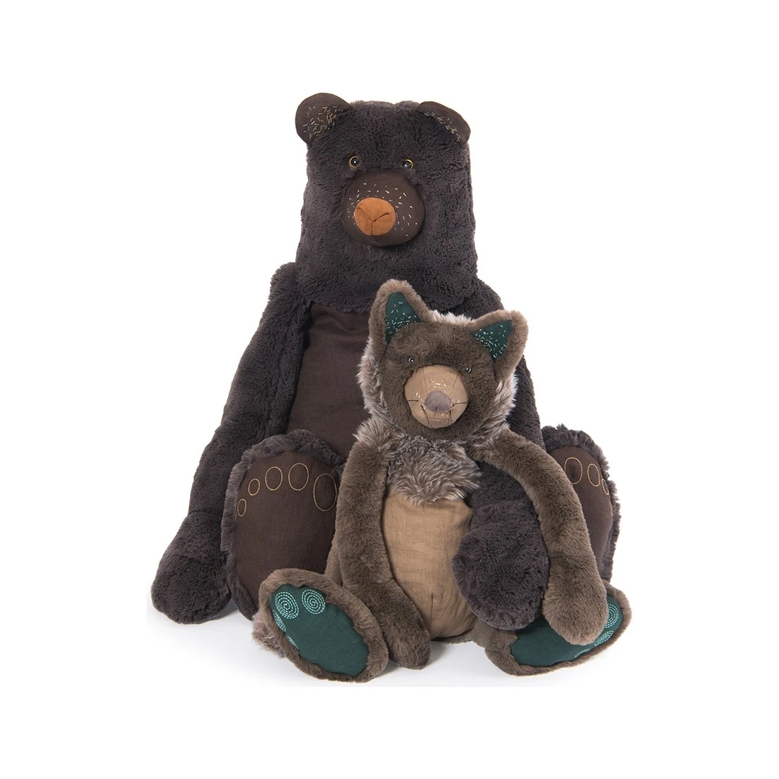 Peluche Mimosa L'ours Géant - Rendez-vous Chemin Du Loup - Moulin Roty 3 Peluche Mimosa L'ours Géant - Rendez-vous Chemin Du Loup - Moulin Roty