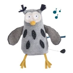 Poupée Musique Hibou Les Moustaches - Moulin Roty