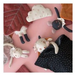 Peluche Petite Souris Rosée - Après La Pluie - Moulin Roty -Moulin Roty moulin roty peluche petite souris rosee apres la pluie 1