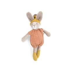 Doudou Petit Lapin Argile Trois Petits Lapins - Moulin Roty