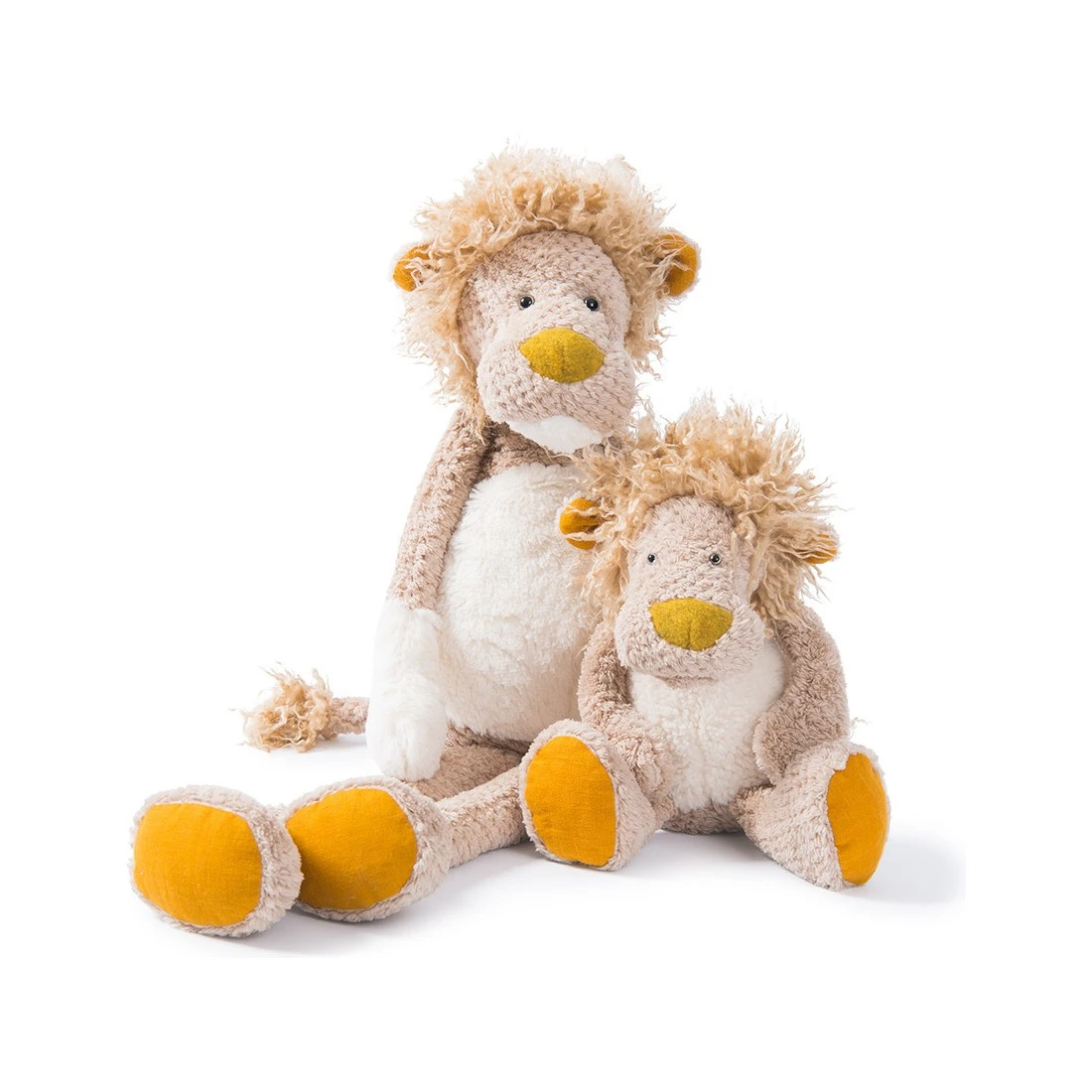 Peluche Petit Lion Les Baba Bou - Moulin Roty 6 Peluche Petit Lion Les Baba Bou - Moulin Roty – Image 4