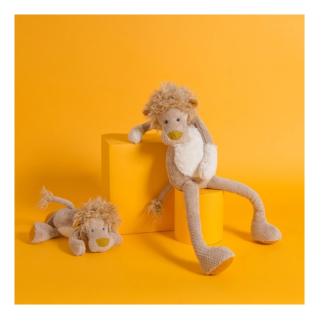 Peluche Petit Lion Les Baba Bou - Moulin Roty 8 Peluche Petit Lion Les Baba Bou - Moulin Roty – Image 6