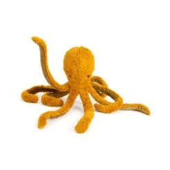 Petite Peluche Poulpe Jaune Tout Autour Du Monde - Moulin Roty -Moulin Roty moulin roty petite peluche poulpe jaune tout autour du monde 2