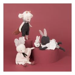 Poupée Lapin Lune - Moulin Roty -Moulin Roty moulin roty poupee lapin lune 5