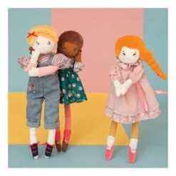 Poupée Mademoiselle Cerise - Les Parisiennes - Moulin Roty -Moulin Roty moulin roty poupee mademoiselle cerise les parisiennes 6