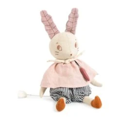 Peluche Musicale Lapin "Après La Pluie" - Moulin Roty -Moulin Roty moulin roty poupee musique lapin apres la pluie 6