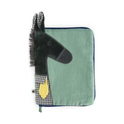 Protège Carnet De Santé Ane - Pomme Des Bois - Personnalisable - Moulin Roty