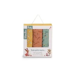 Set De 3 Langes Trois Petits Lapins - Moulin Roty