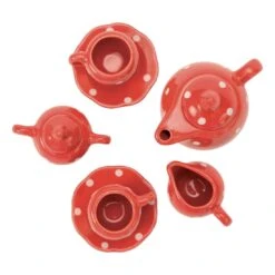 Valise Dînette à Pois - La Grande Famille - Moulin Roty -Moulin Roty moulin roty valise dinette a pois la grande famille 2