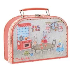 Valise Dînette à Pois - La Grande Famille - Moulin Roty -Moulin Roty moulin roty valise dinette a pois la grande famille 6