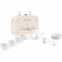 Valise Dînette Thé Porcelaine - La Petite école De Danse - Moulin Roty -Moulin Roty moulin roty valise dinette the porcelaine la petite ecole de danse 4