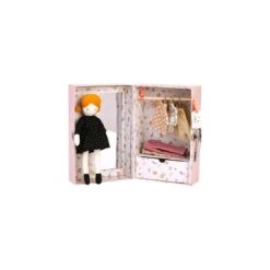 Valise Et Poupée La Petite Penderie - Les Parisiennes - Moulin Roty -Moulin Roty moulin roty valise et poupee la petite penderie les parisiennes 3