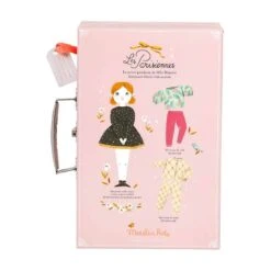 Valise Et Poupée La Petite Penderie - Les Parisiennes - Moulin Roty -Moulin Roty moulin roty valise et poupee la petite penderie les parisiennes 7