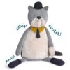 Moulin Roty Peluche Chat Géant Fernand Les Moustaches -Moulin Roty moulinrotychatgeantfernandlesmoustachesgris 3575676660249 1BaseMedia 550Wx550H